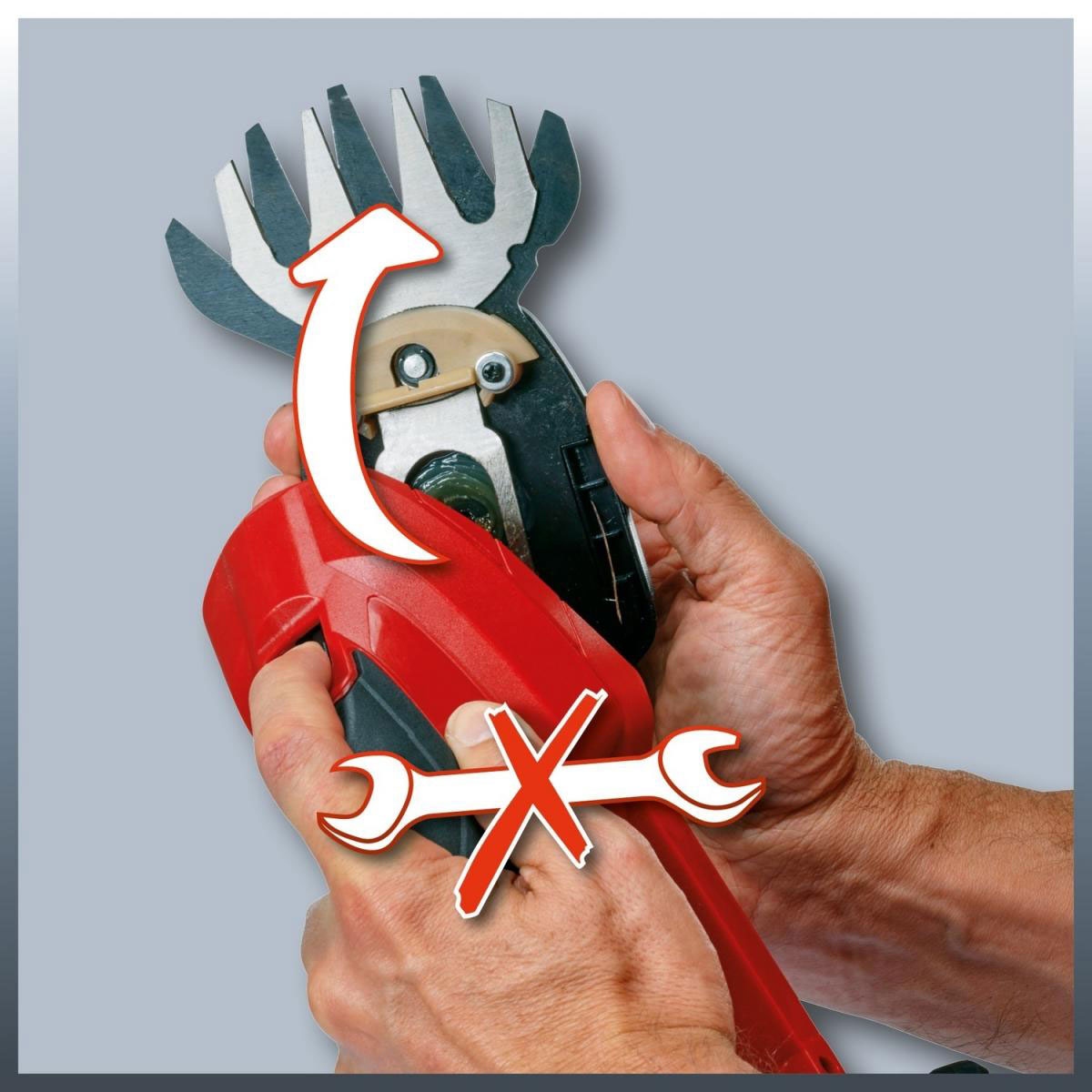 Einhell Akku-Gras- und Strauchschere GE-CG 18 Li - Solo Bild 5