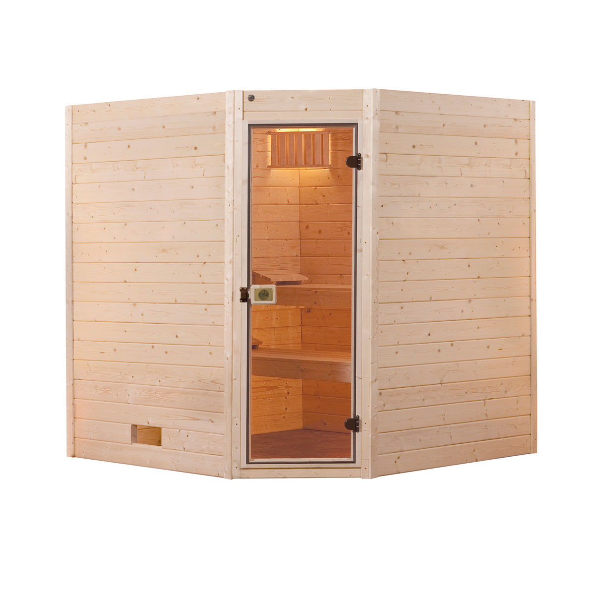 Weka Massivholzsauna „Valida Eck 1“, GT Bild 1
