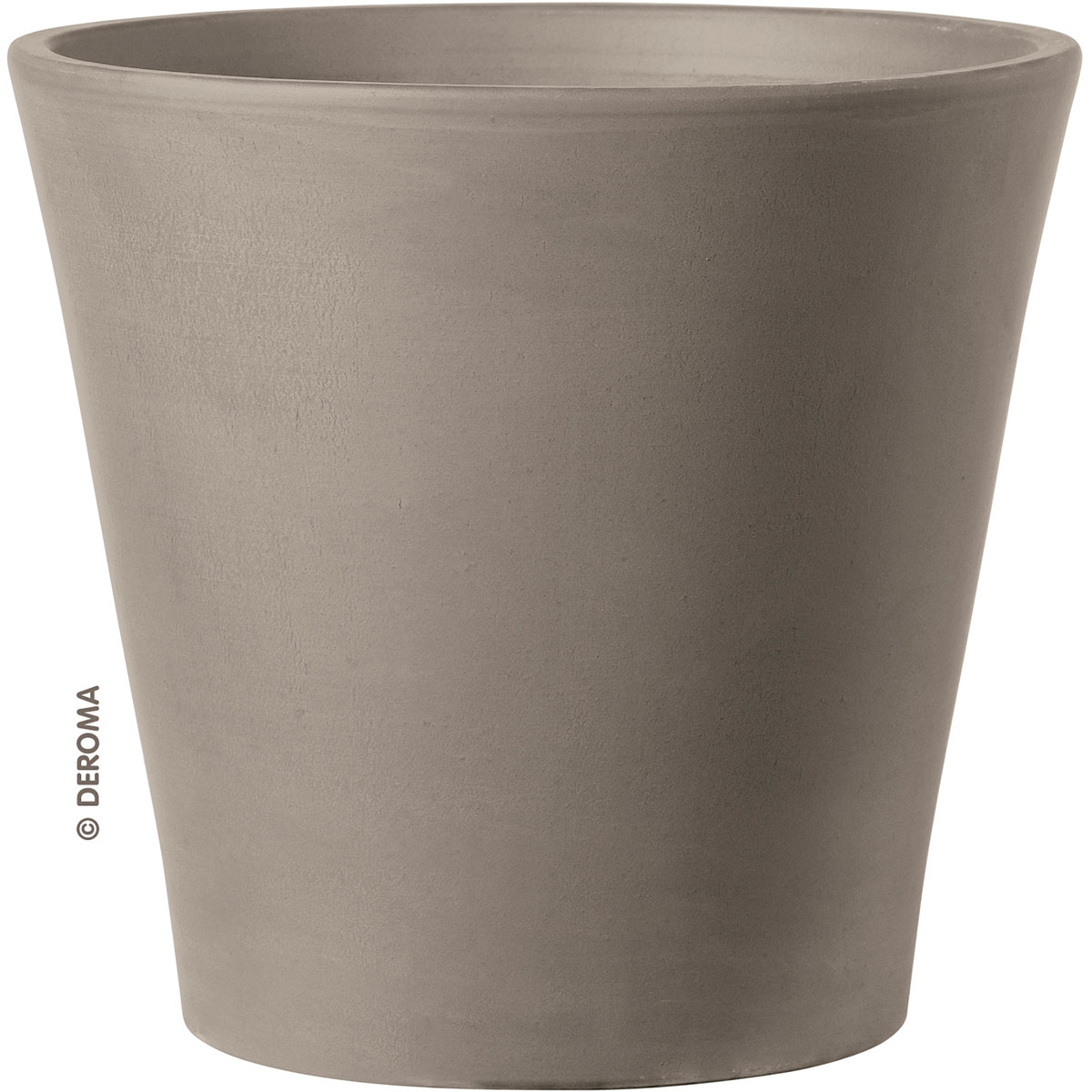 Vase Cono 21 cm mokka