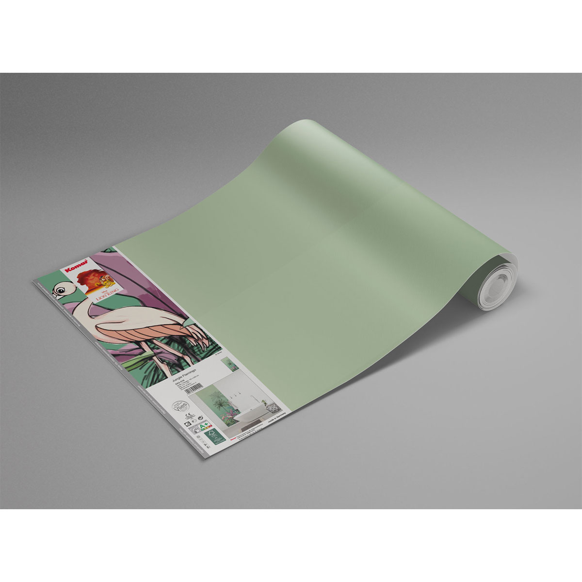 Komar  Vlies Fototapete Jungle Flamingo 100x280 cm Bild 3