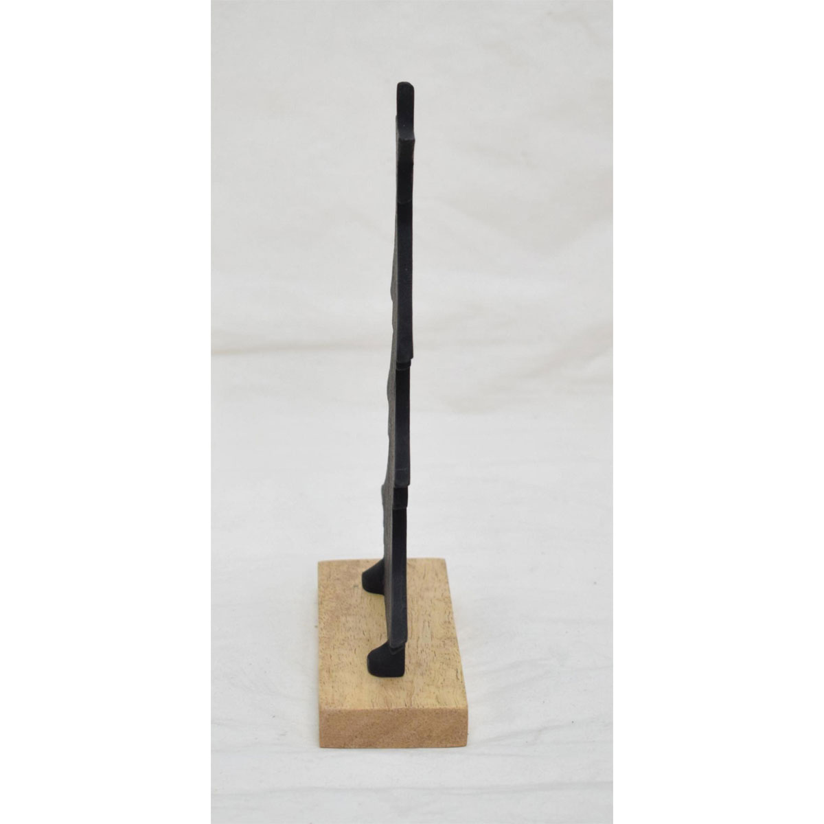 Aluminium Baum auf Sockel schwarz H21 cm Bild 3