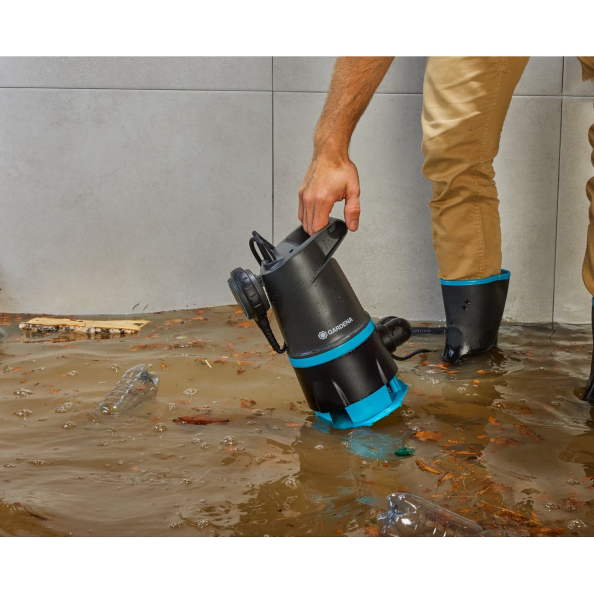 Gardena Klar-/Schmutzwasser-Tauchpumpe 2-in-1 20000 BASIC 20.000 l/h Bild 5