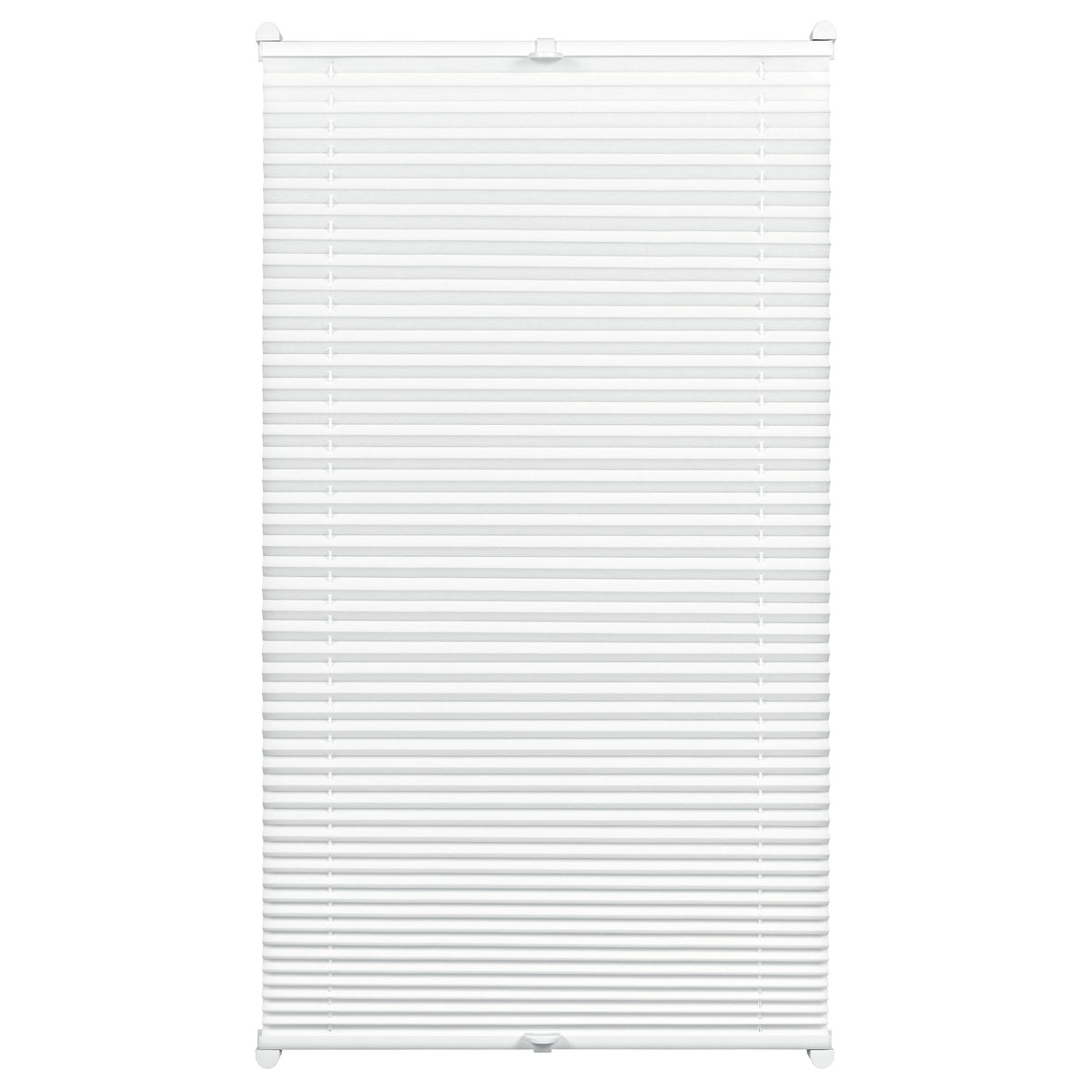 Gardinia Plissee Easyfix mit 2 Bedienschienen 80 x 130 cm weiß