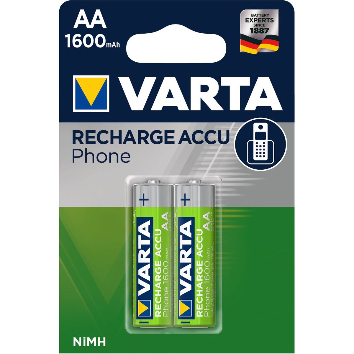 Varta AA-Batterien R2U 1600mAh 2 Stück