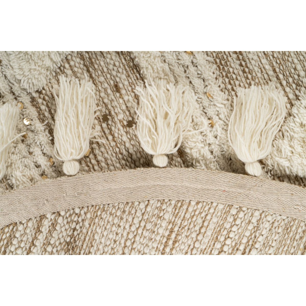 Bohist 425 Creme / Khaki Ø 160cm Bild 4