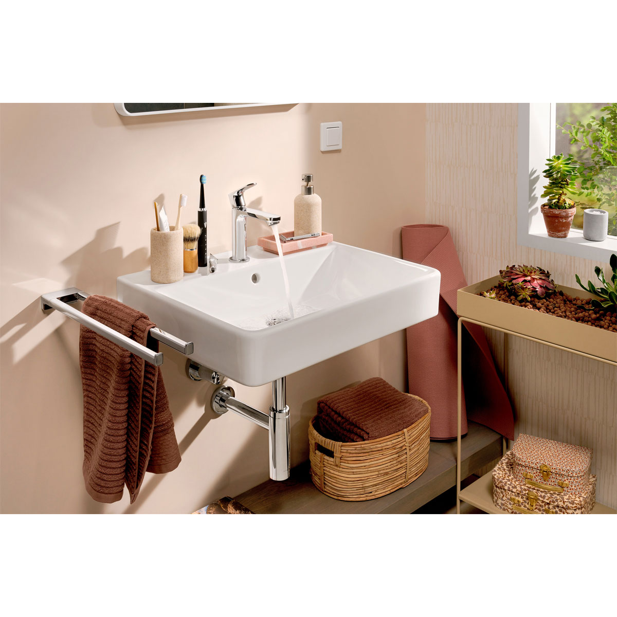 Hansgrohe Einhebel-Waschtischarmatur Rebris S chrom Bild 5