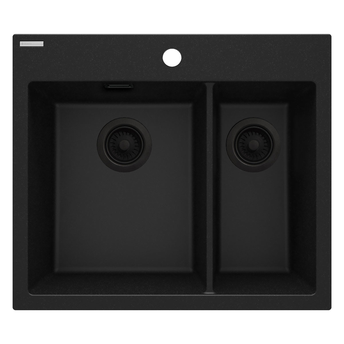 deante  1,5 Becken Granitspüle ERIDAN ohne Abtropffläch graphit metallic