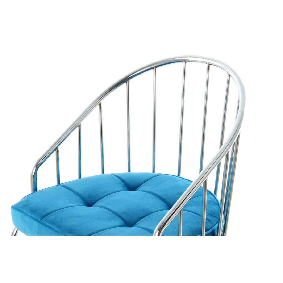 Stuhl Palma 110 blau chrom Bild 6