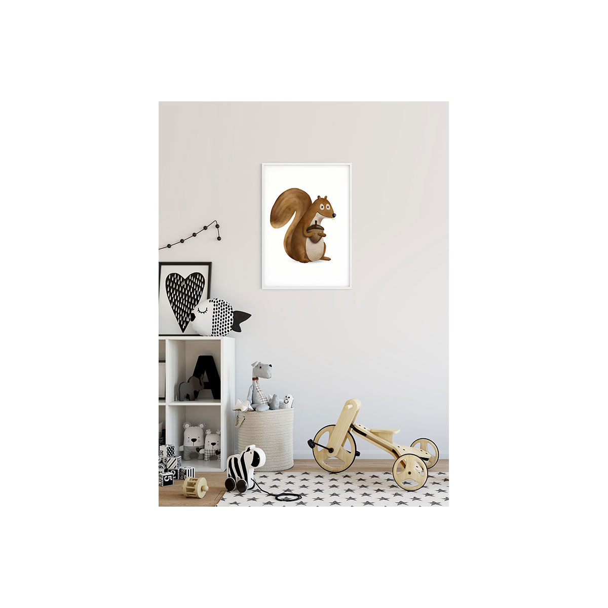 Komar  Wandbild Cute Animal Squirrel 50x70 cm Bild 5