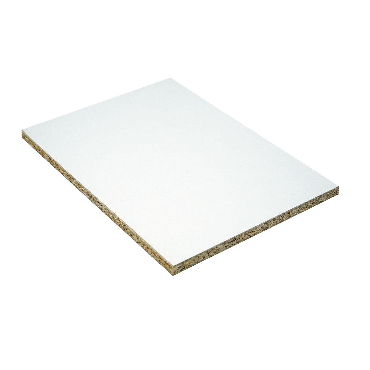 Spanplatte 120 x 60 x 1 cm weiß