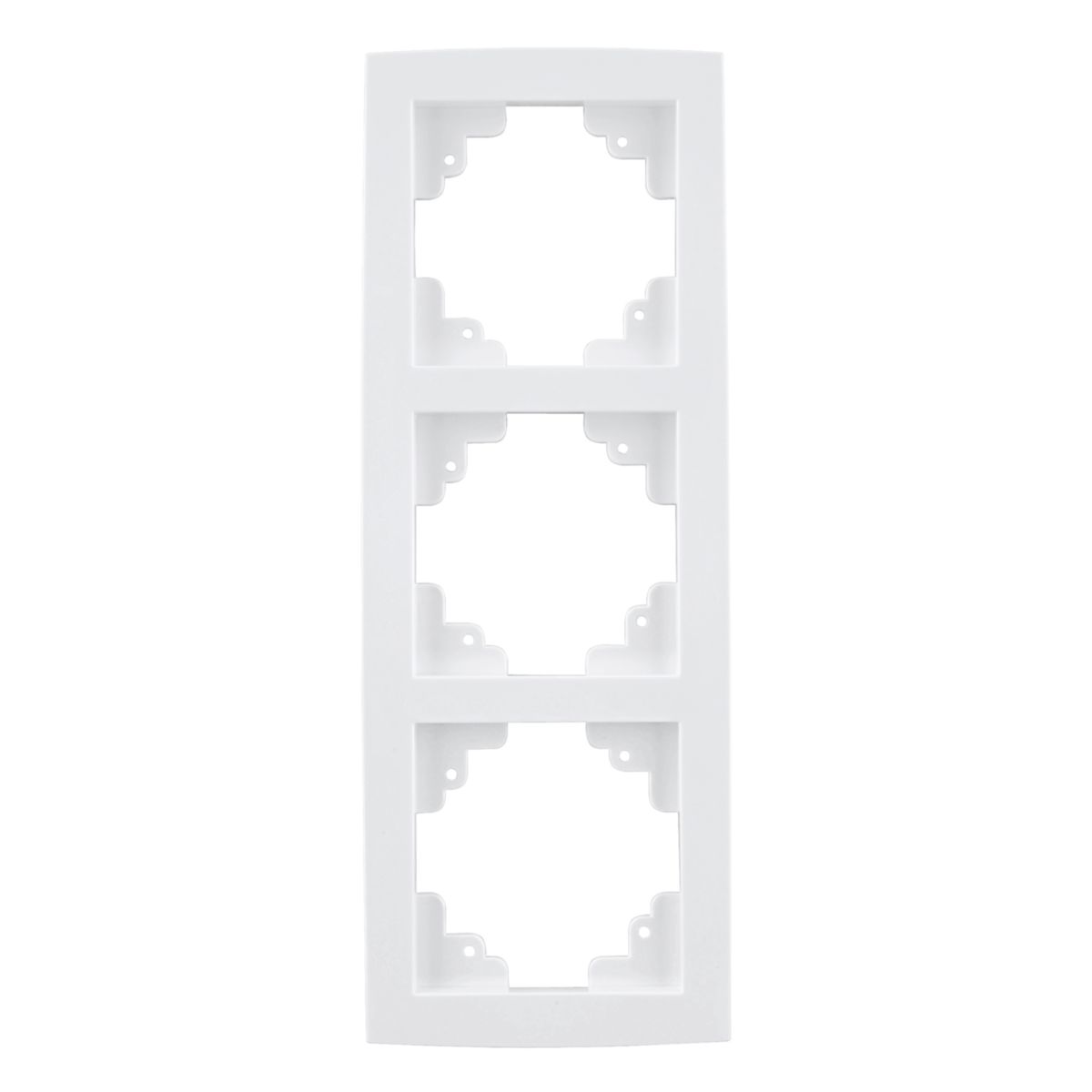 Unitec Abdeckrahmen 3-fach ultraweiß Imola Bild 1