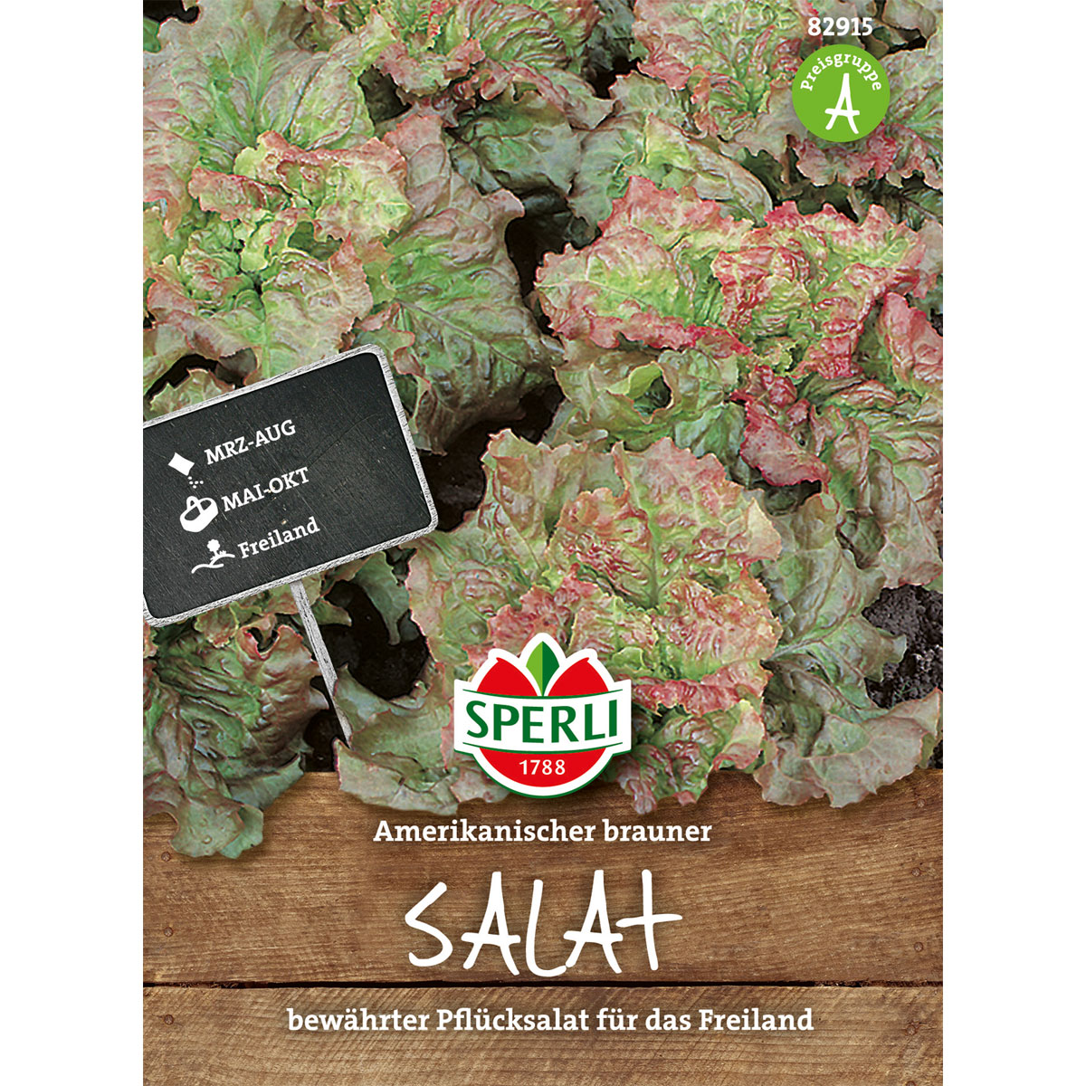 Sperli Pflücksalat Amerikanischer brauner Bild 1