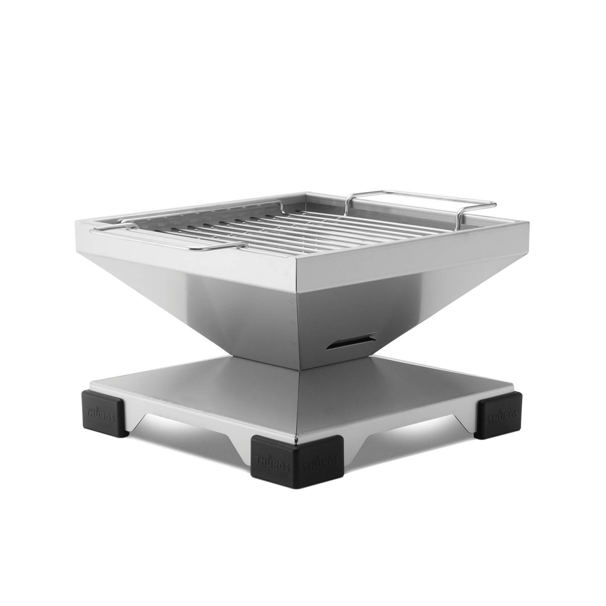 Thüros Tischgrill T1 Edelstahl Grillfläche 30 x 30 cm