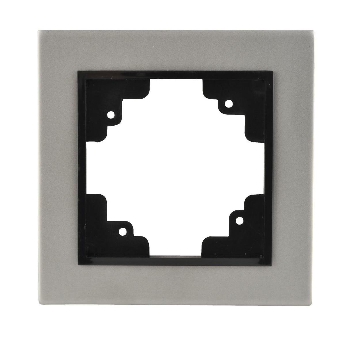 Abdeckrahmen Imola 1-fach Edelstahl Serie 305