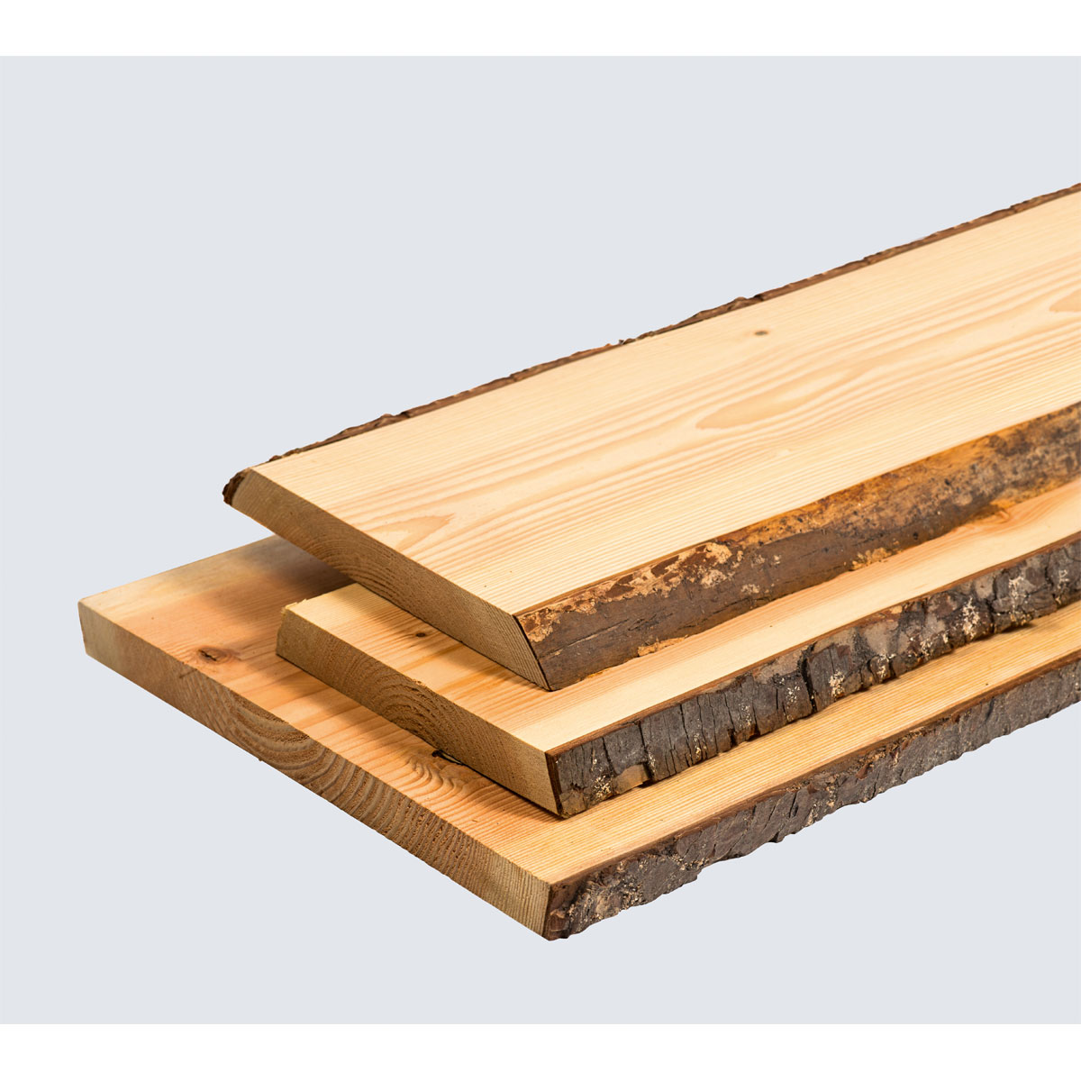 Douglasie-Massivholzbrett unbesäumt ca 120 x 36-40 cm Bild 1