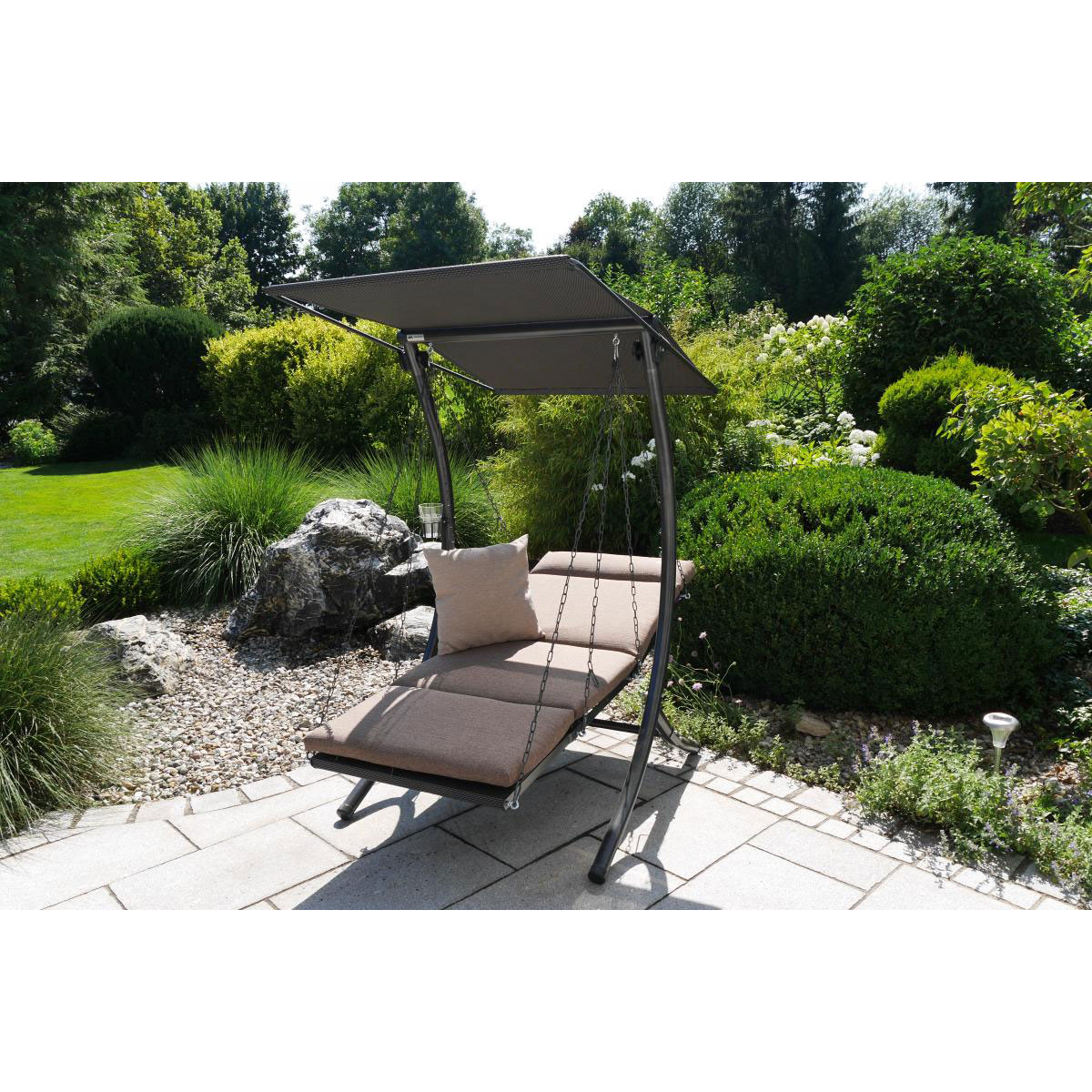 Angerer Freizeitmöbel GmbH Hollywoodschaukel „Swing“, olive Bild 4