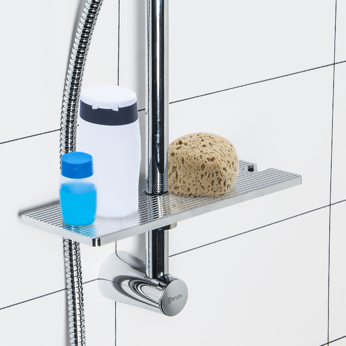 Cornat Duschablage chrom einfache Montage Bild 3