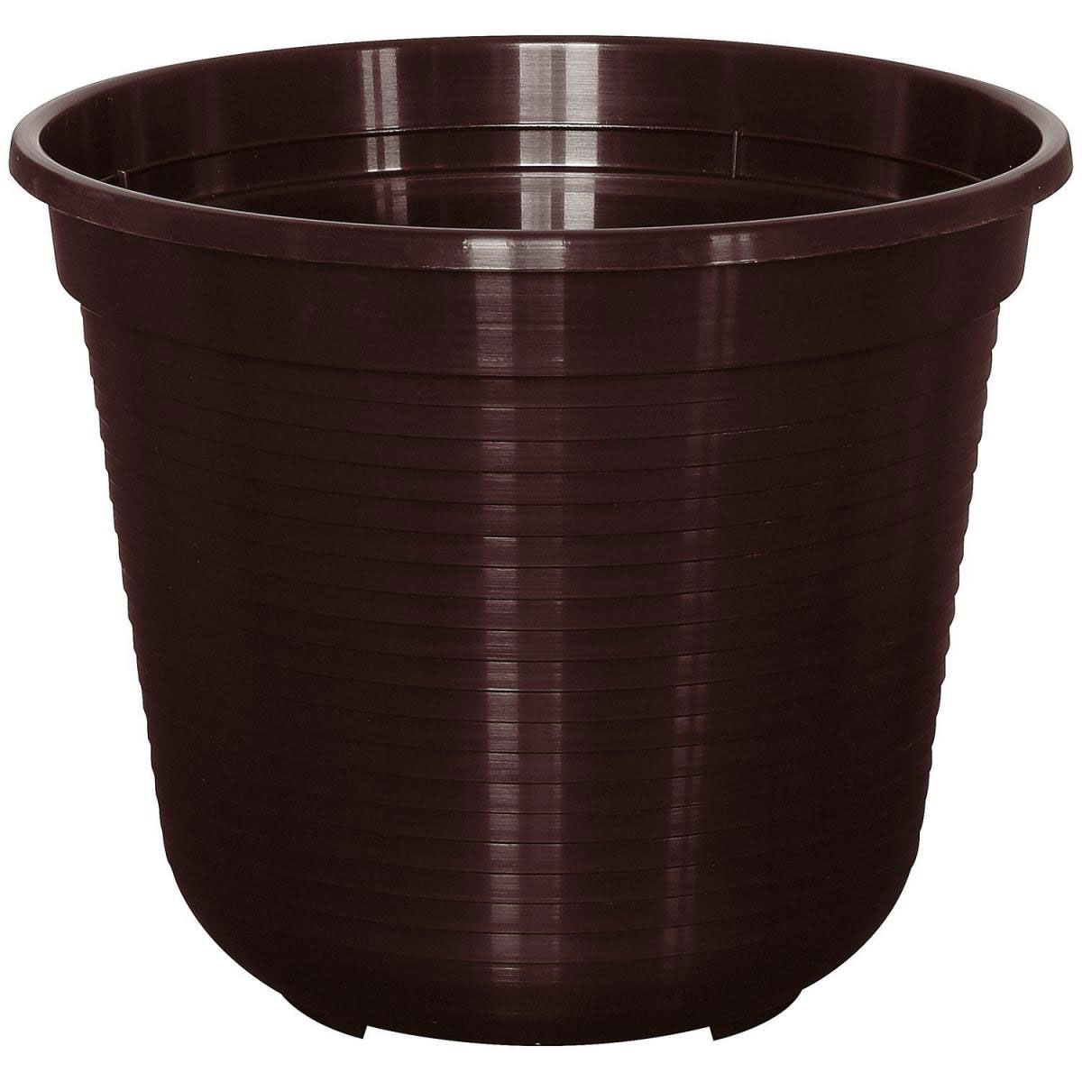 Geli Blumentopf Kunststoff 18 cm braun