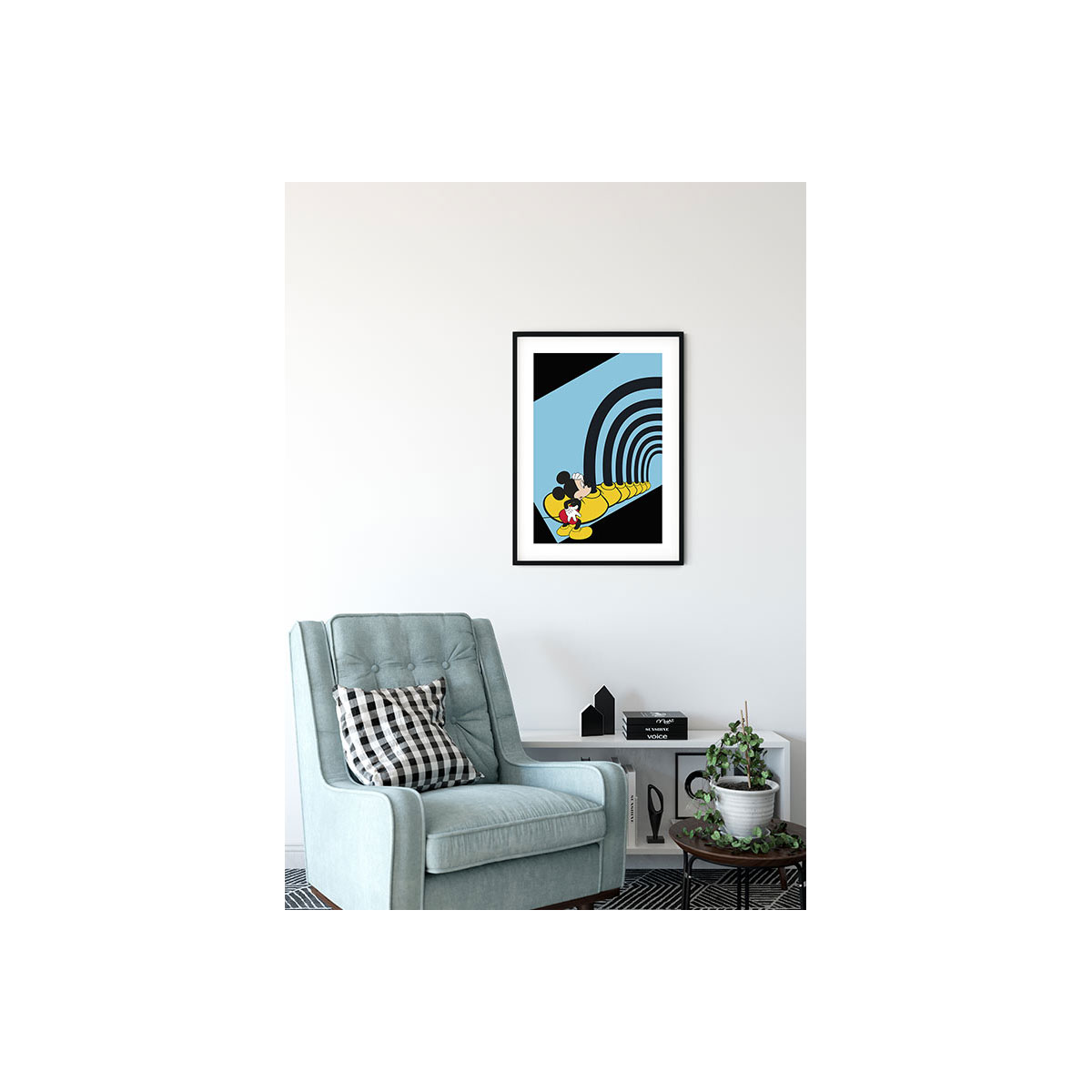 Komar  Wandbild Mickey Mouse Foot Tunnel 50x70 cm Bild 6