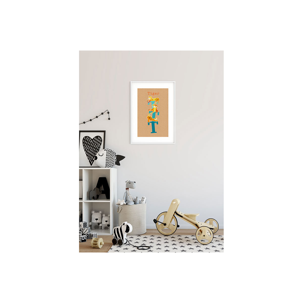 Komar  Wandbild ABC Animal T 40x50 cm Bild 4