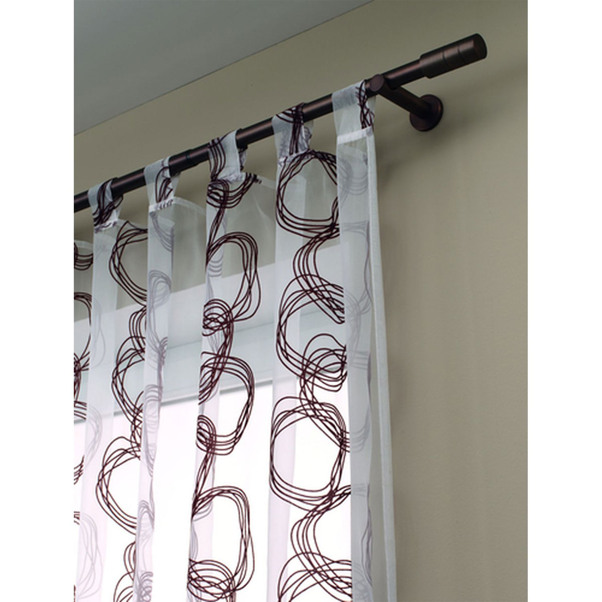 Gardinia Gardinenstange Zylinder Durchmesser 22/25 mm 100-190 cm bronze Bild 3