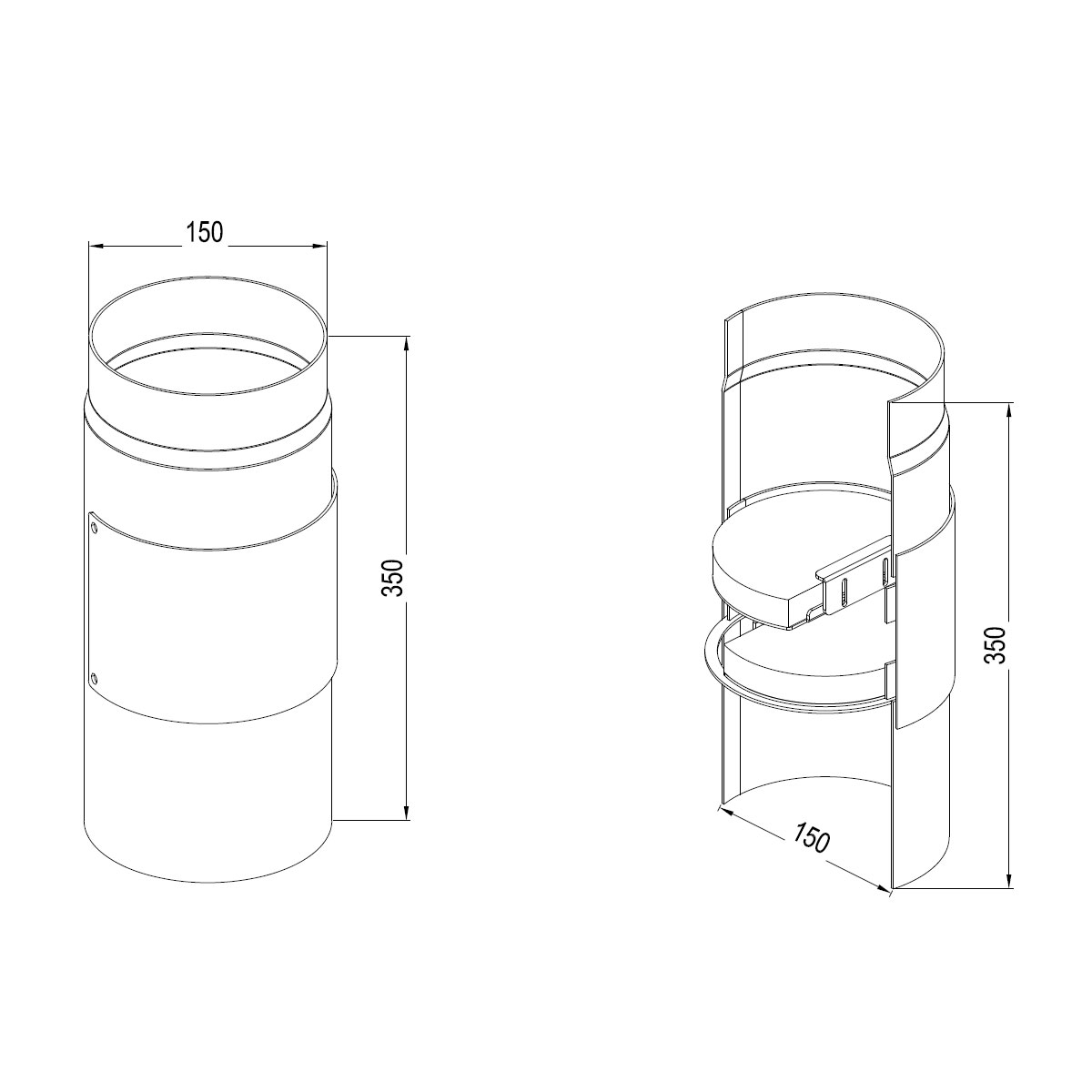 ACCENTE Kaminfilter Sauberling, Farbe: Schwarz Bild 4