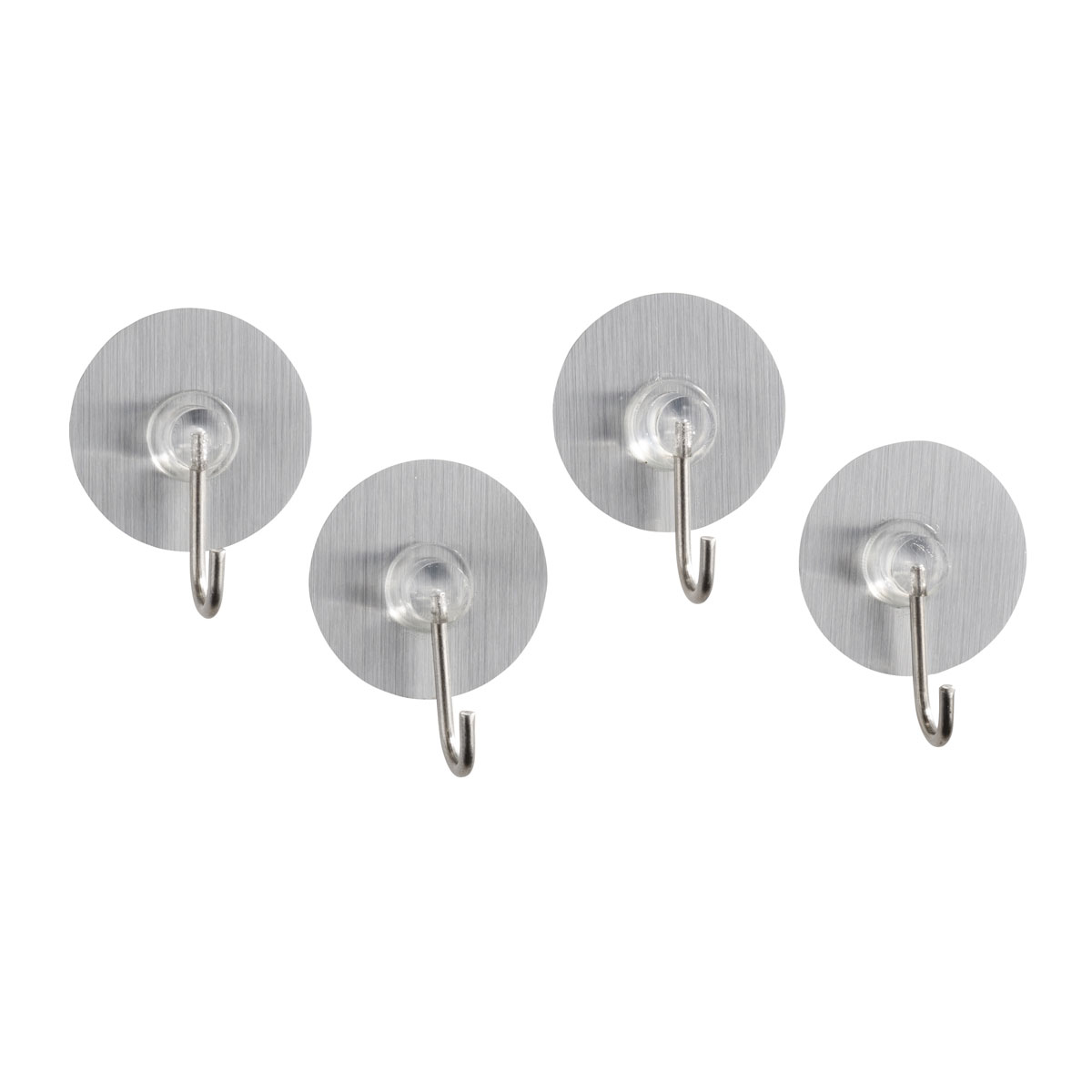 Wenko Static-Loc Nickelhaken Osimo 4er Set Bild 1