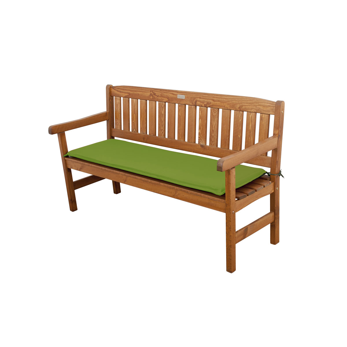 Haveson Bankauflage 120 x 45 x 4 cm für 2er Sitzbank fresh green
