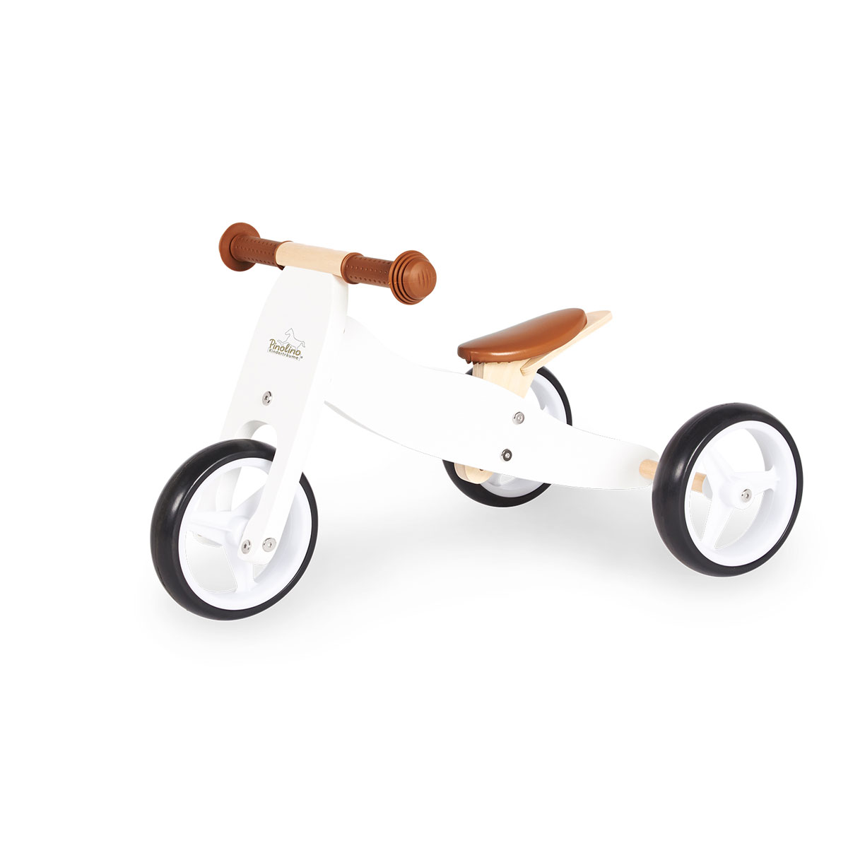 Pinolino Mini-Laufdreirad Charlie, weiß/natur Bild 2