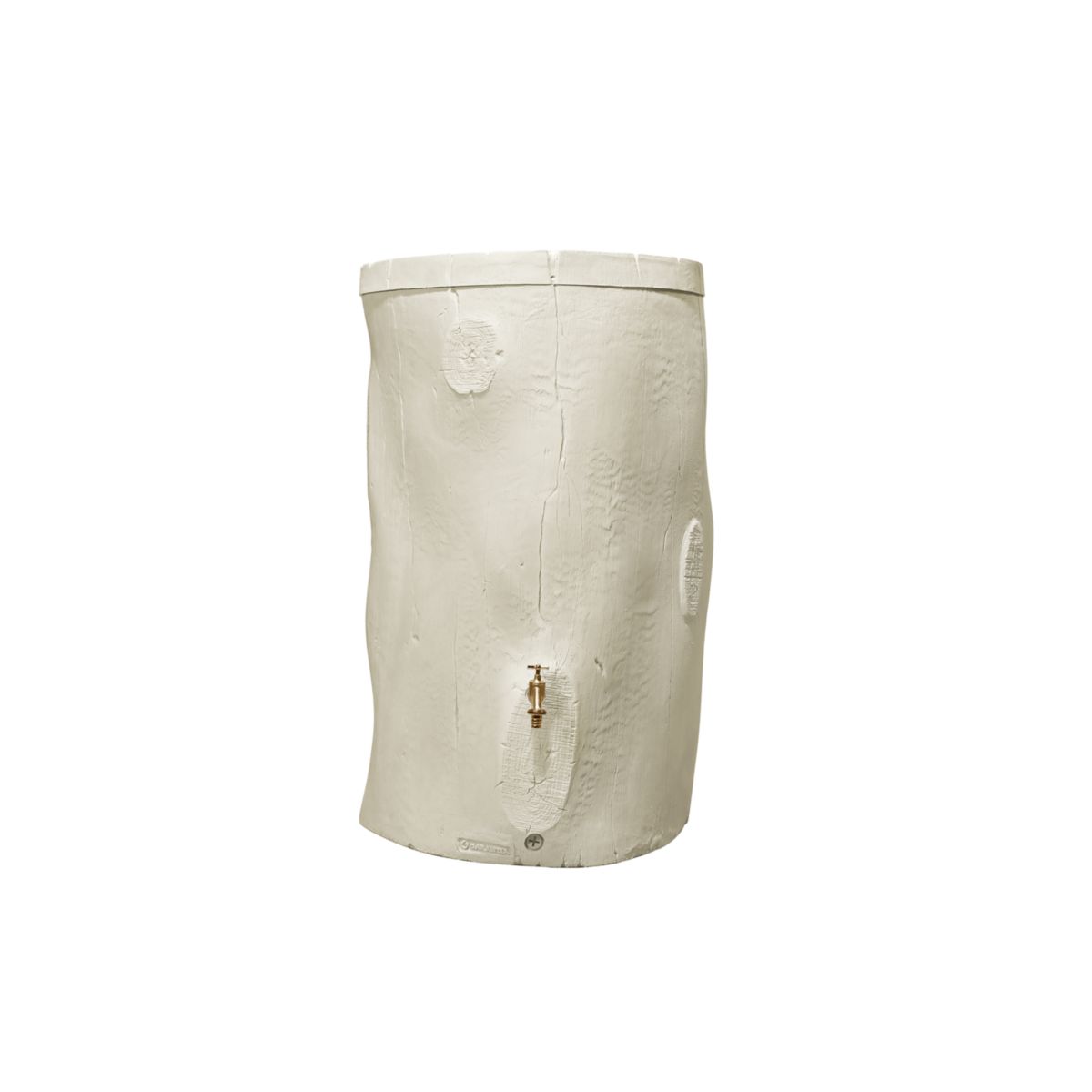 Garantia Regentonne Woodstock Baumstamm 400 L dunkelbraun