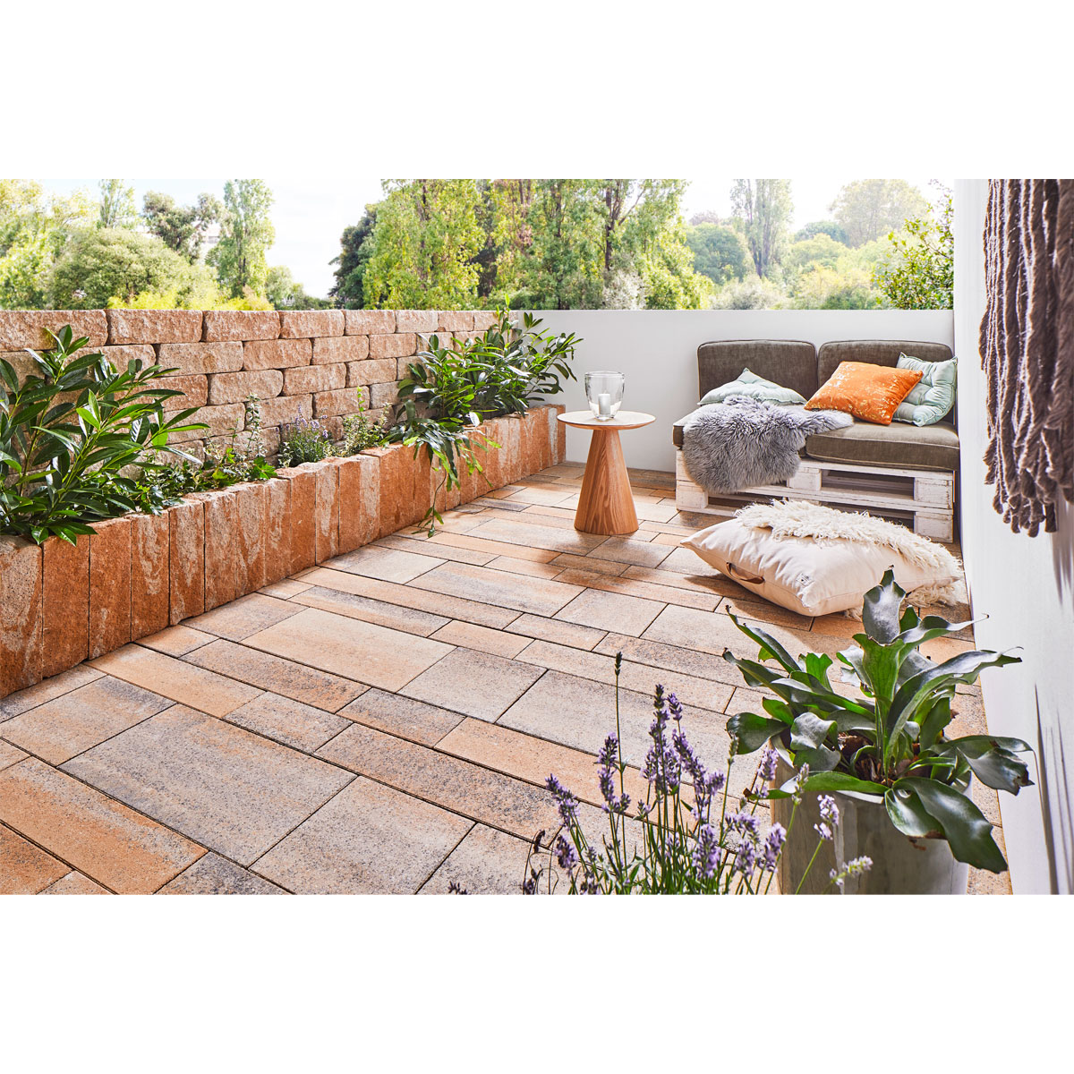 Lusit  Gestaltungspflaster Caleta muschelkalk 4 Formate Bild 2