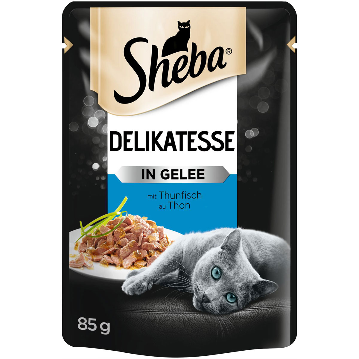 Sheba  Portionsbeutel Delikatesse mit Thunfisch in Gelee 85g