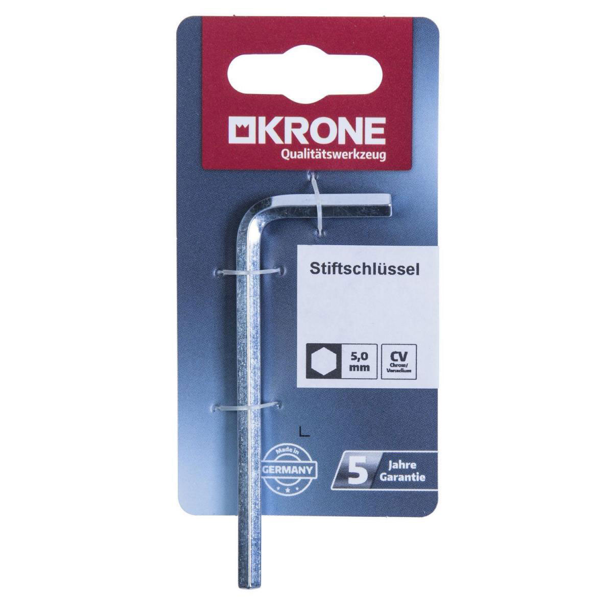 Krone Stiftschlüssel 6-kantig 5 mm Bild 4