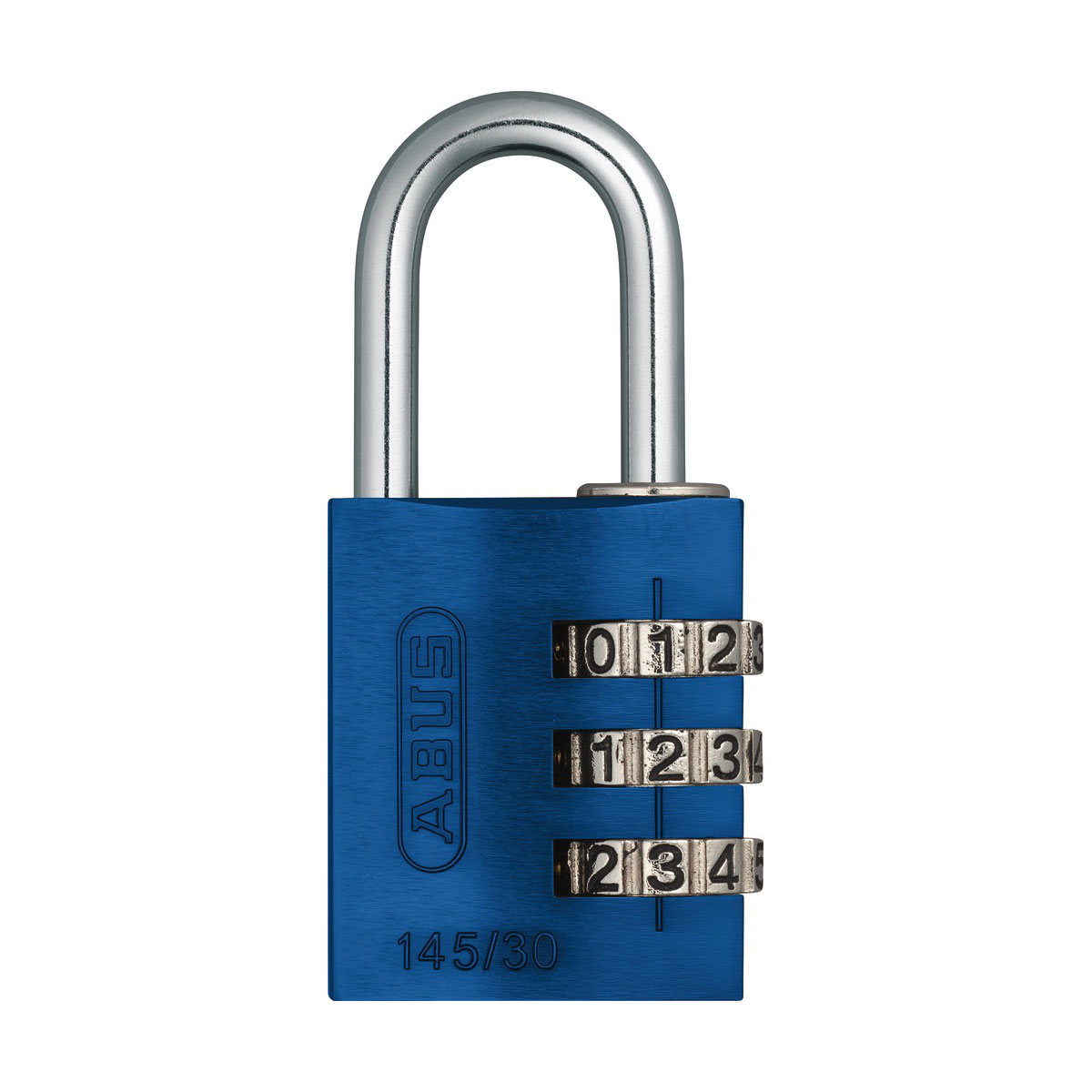 Abus Zahlenschloss 145/30 Aluminium blau