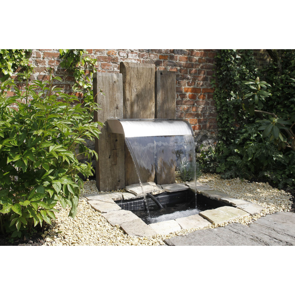 Ubbink Überlauf-Element Nevada inkl LED-Beleuchtung 90 cm