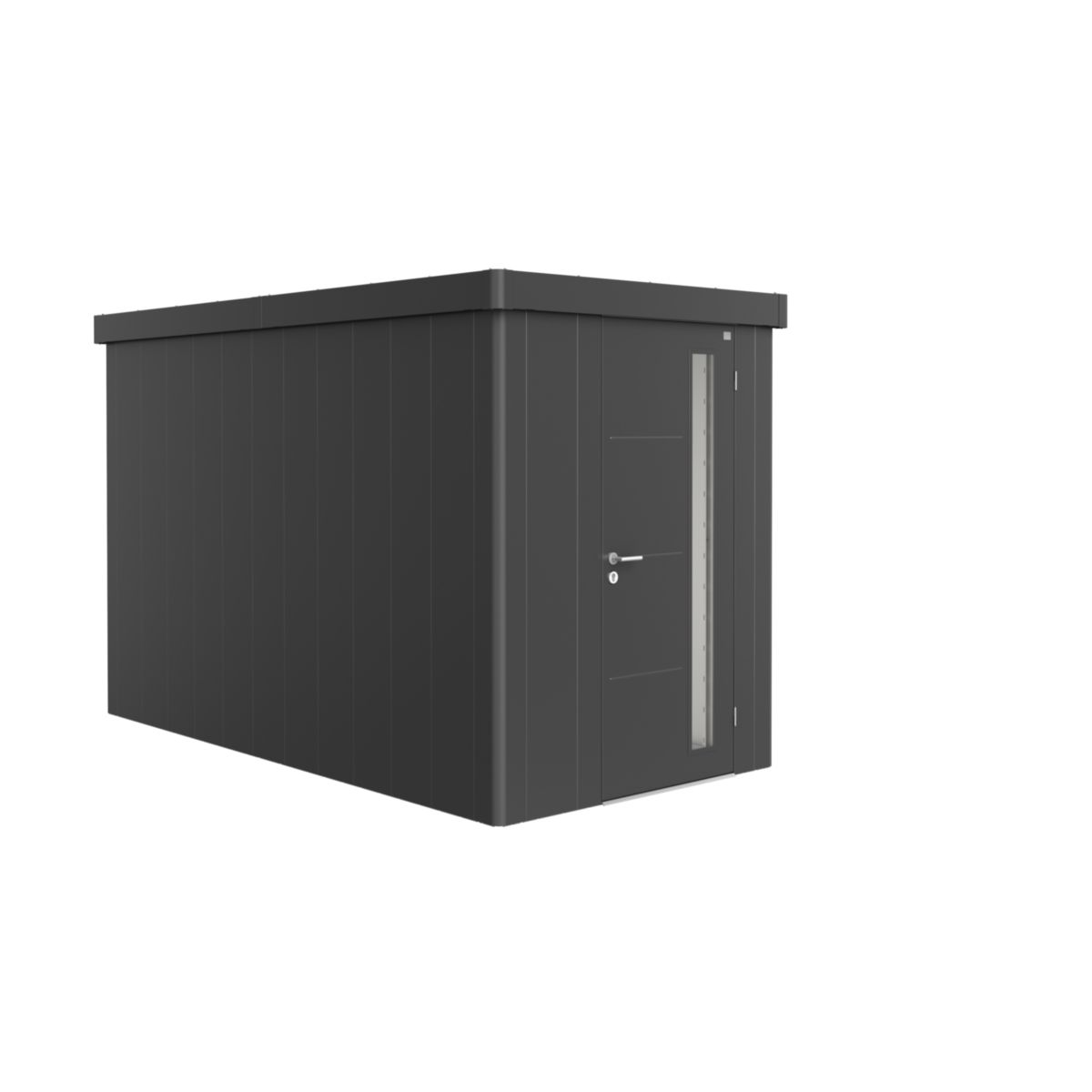 Biohort Gerätehaus Neo 4A Standardtüre dunkelgrau-metallic