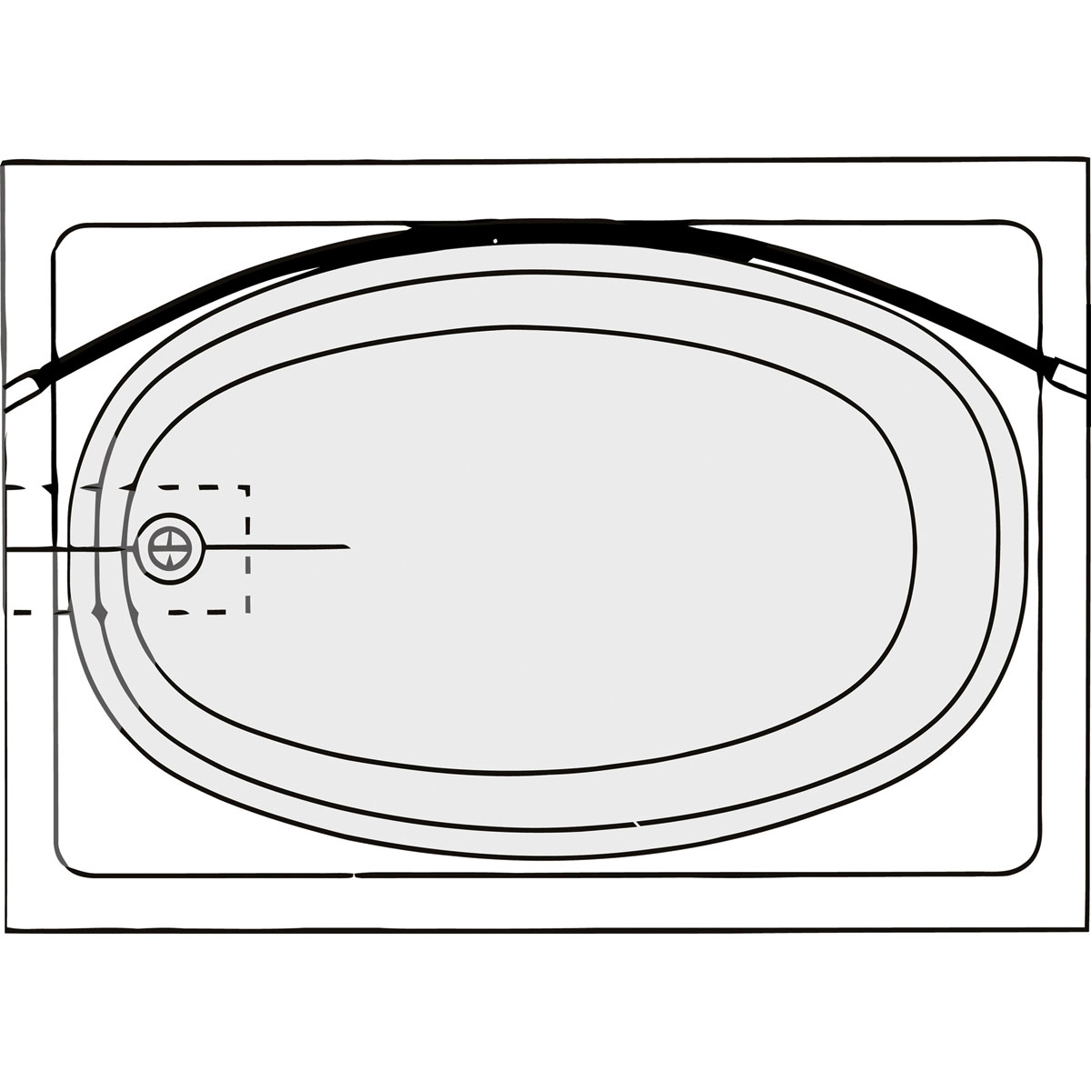 Wenko  Teleskop-Badewannenstange bogenförmig Chrom 110 - 200 cm Bild 7