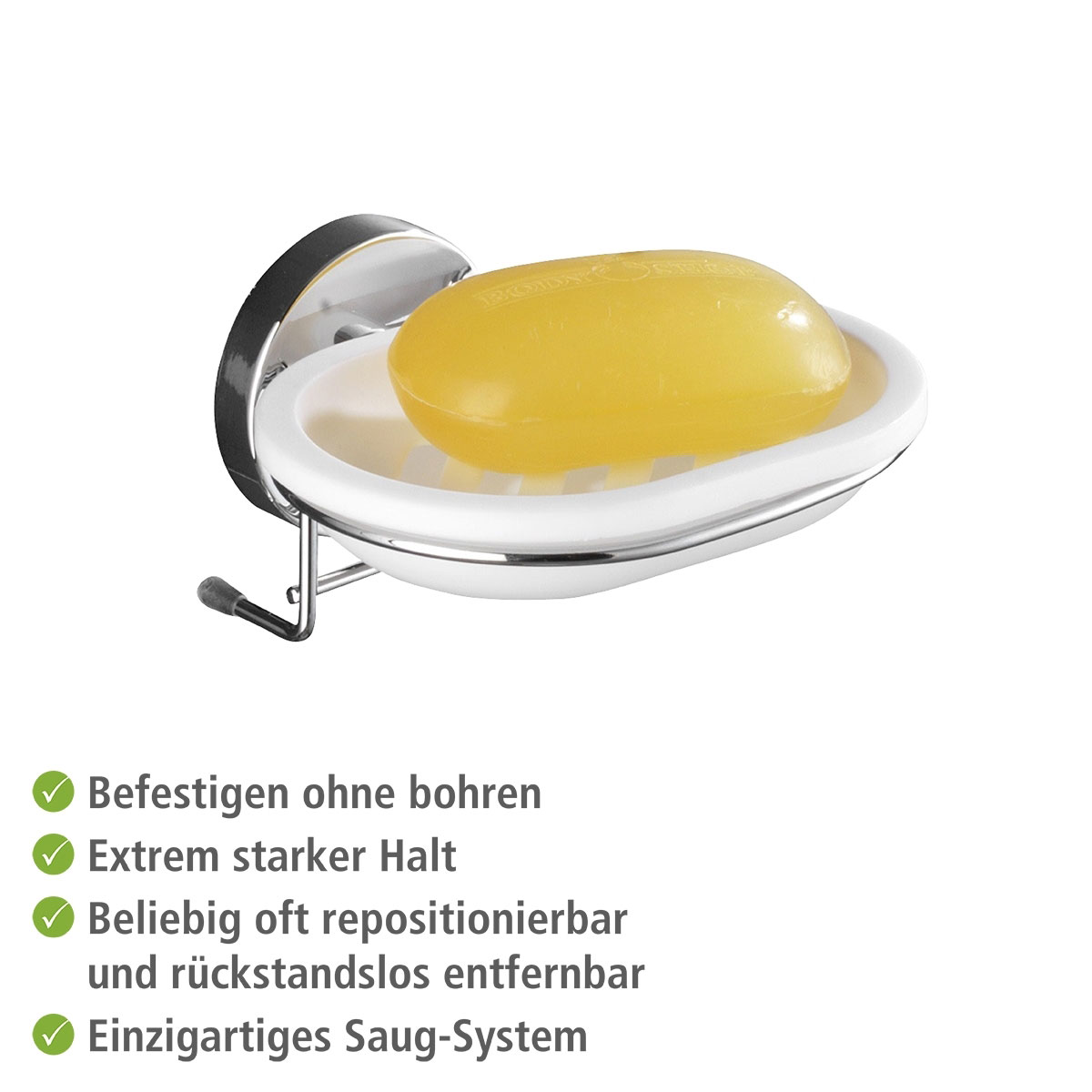 Wenko Vacuum-Loc Wand Seifenablage Milazzo Bild 4