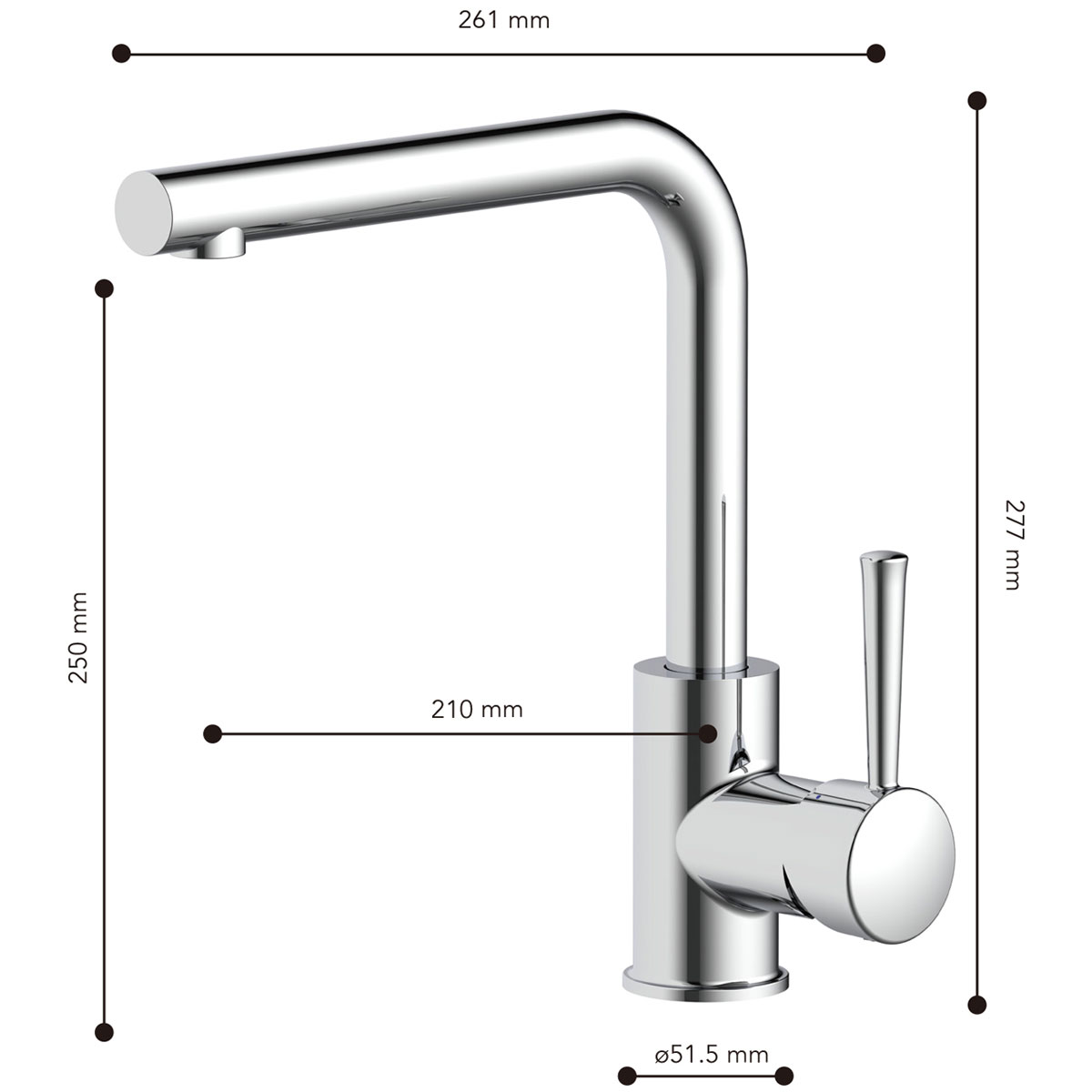Lenz  Küchenarmatur OLINA chrom Bild 3