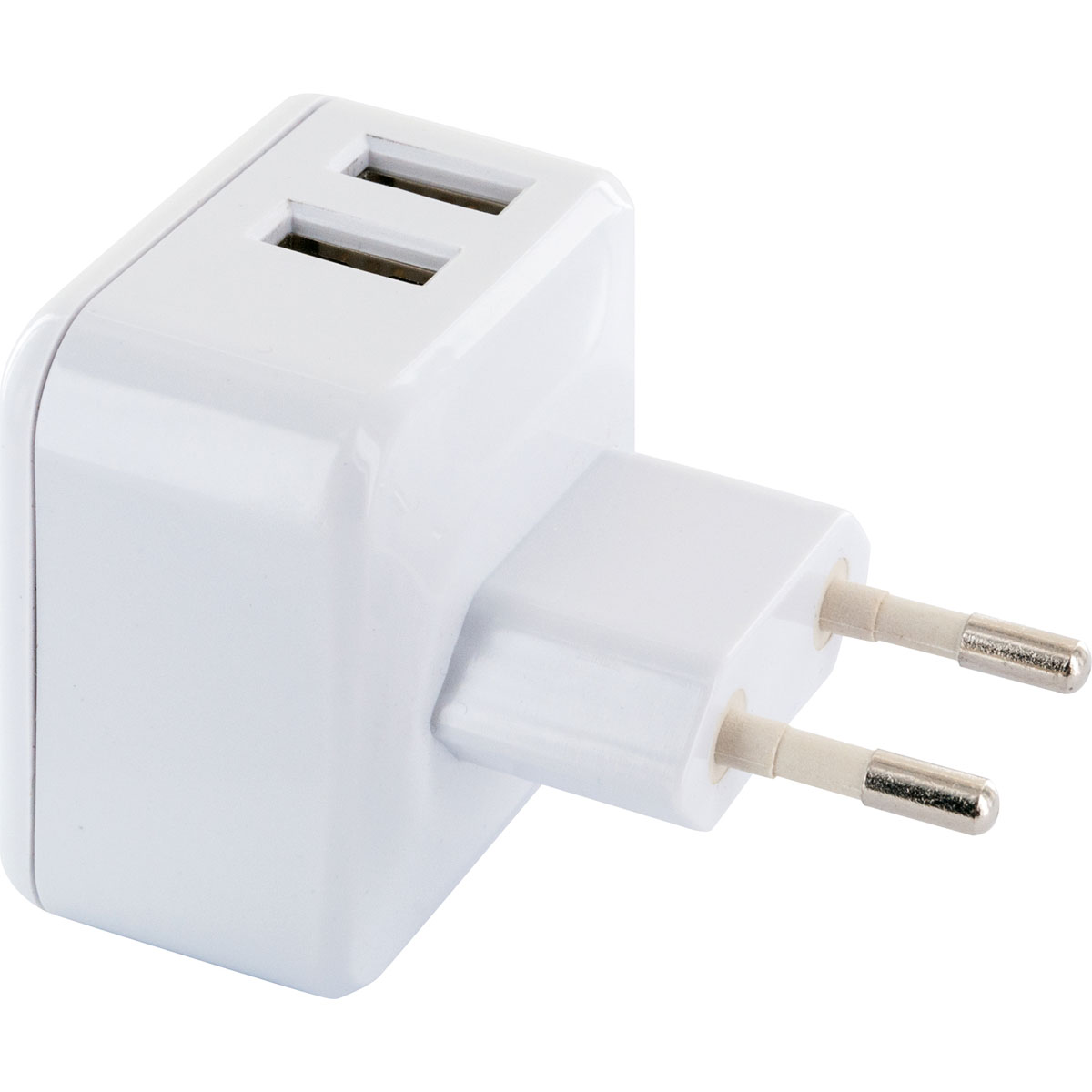 Schwaiger USB-Ladeadapter 2,4Ah 230V weiß