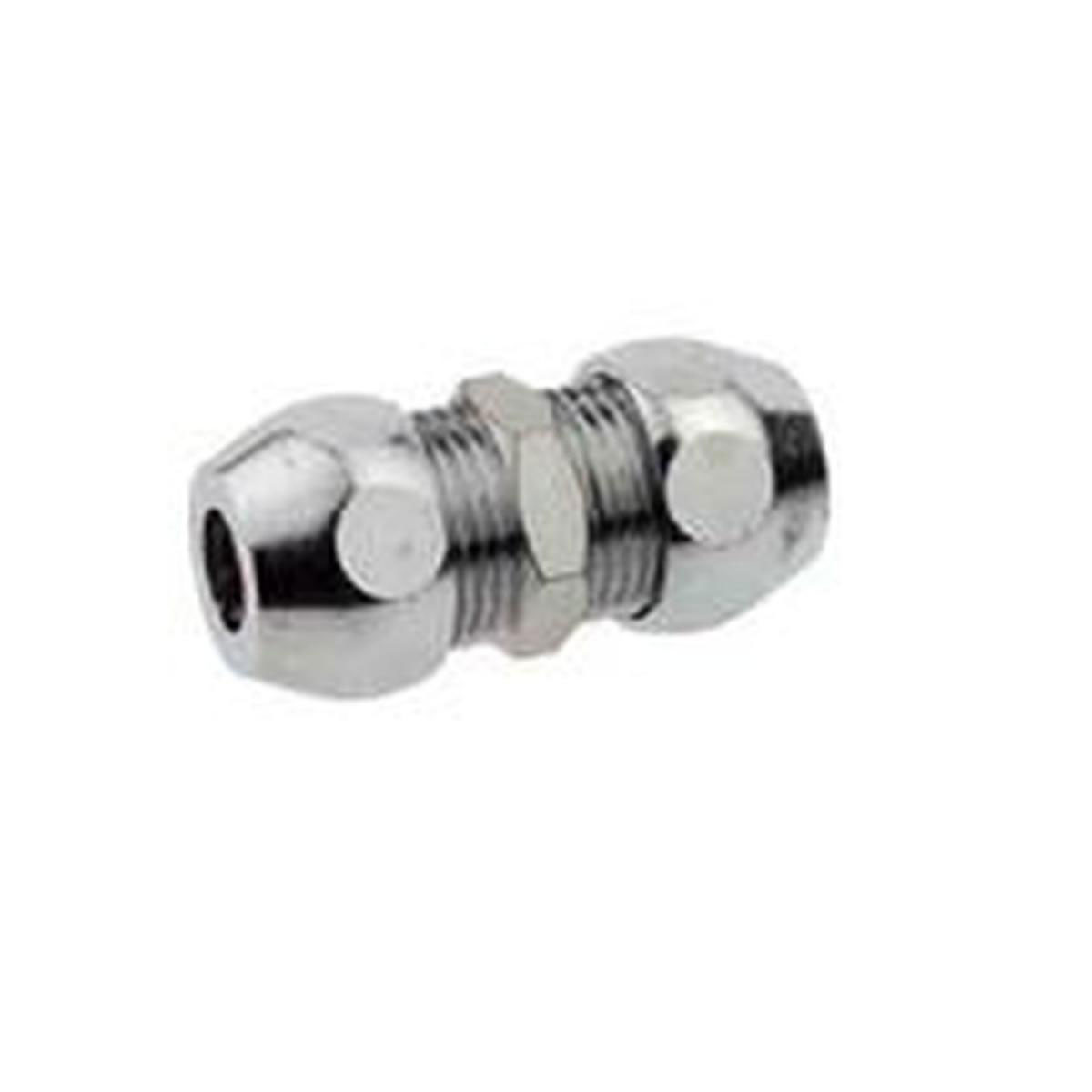 Kirchhoff Quetsch-Verbindunder 3/8" x 10 mm verchromt