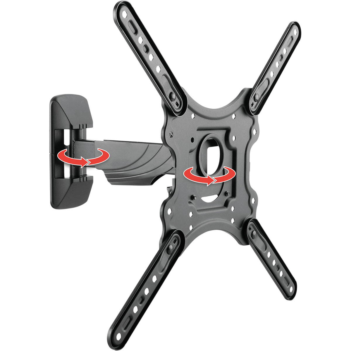 Schwaiger TV-Wandhalter Motion 3 58 bis 190 cm schwarz Bild 4