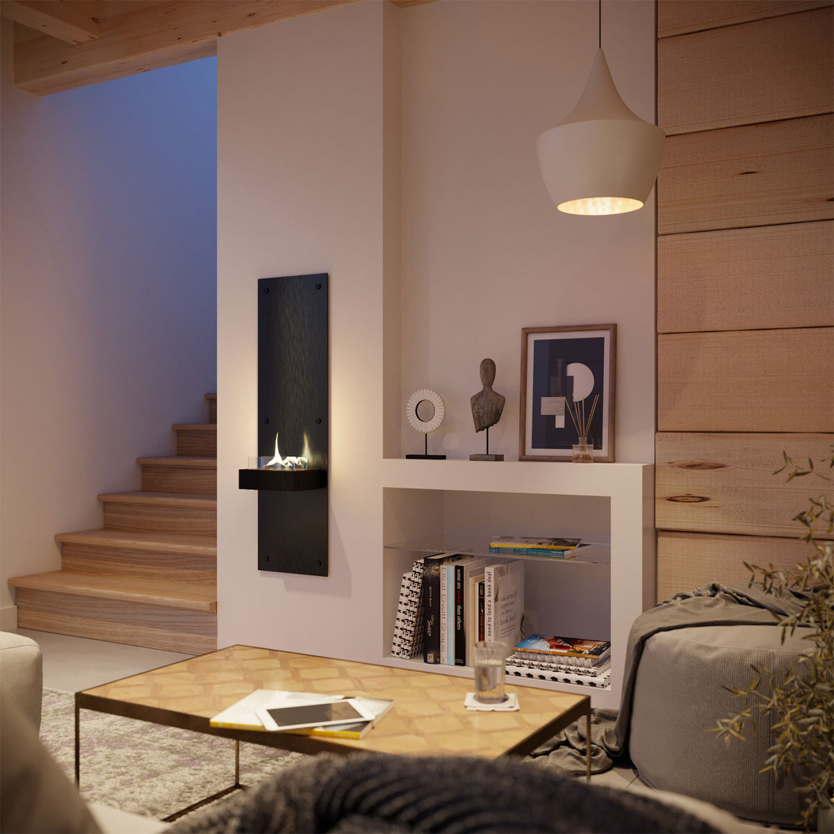 Tenderflame Wandkamin Rock Bild 2