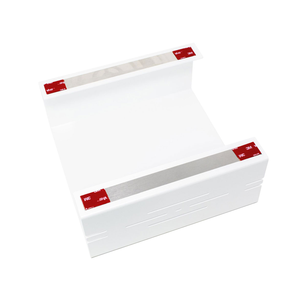 Schulte  Duschablage zum Kleben Größe L Mattweiß Bild 2