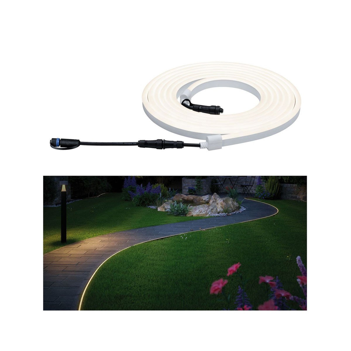 Paulmann Outdoor Plug und Shine flexibler Neon Stripe 5 m
