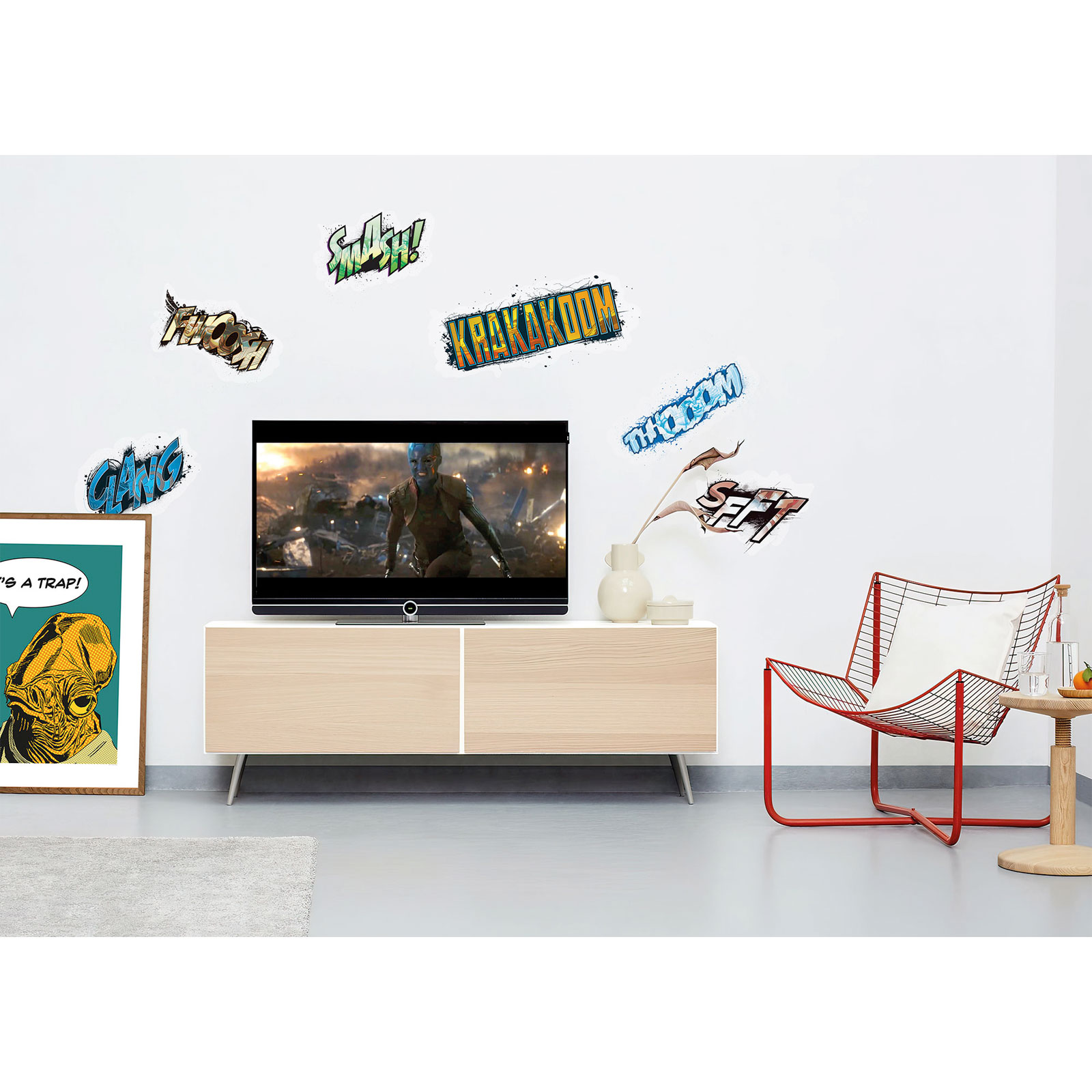 Komar  Wandtattoo Avengers Sounds 50x70 cm Bild 1