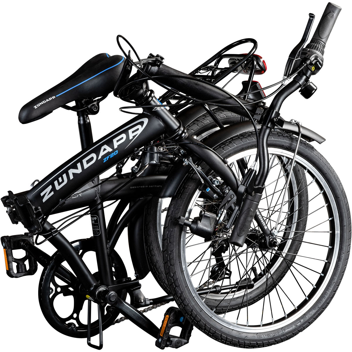 Zündapp Klapprad ZF20 Speed Folder 20 Zoll schwarz Bild 5