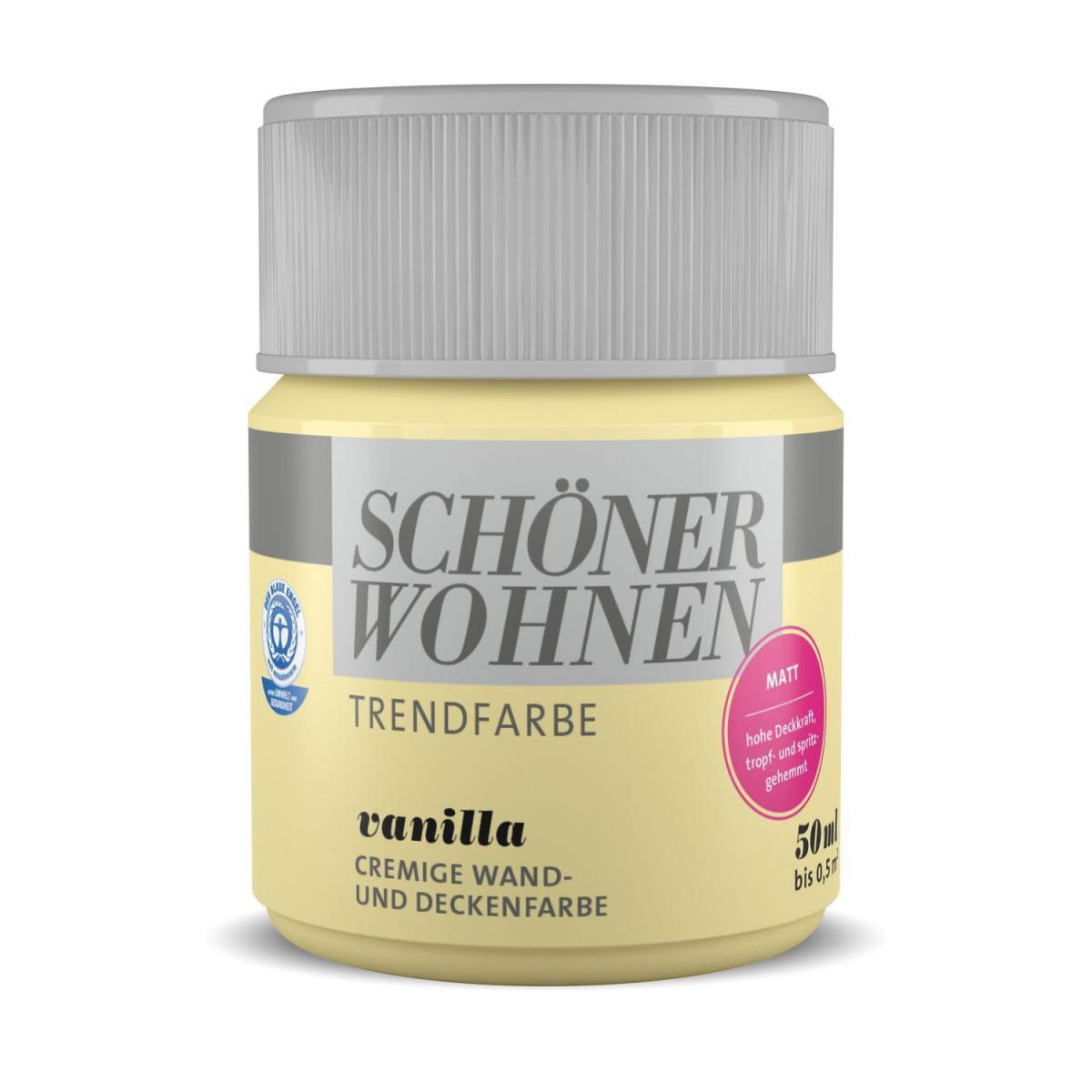 Schöner Wohnen Farbe Tester Trendfarbe matt 50 ml Vanilla