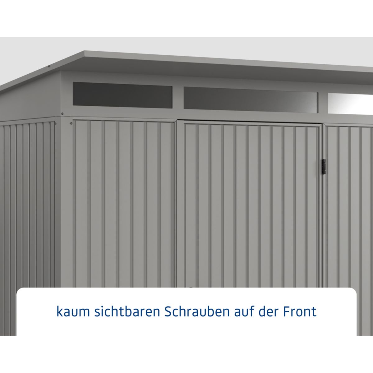 EcoStar  Gerätehaus Trend-PTyp 2RAL9007 1 flg Bild 4