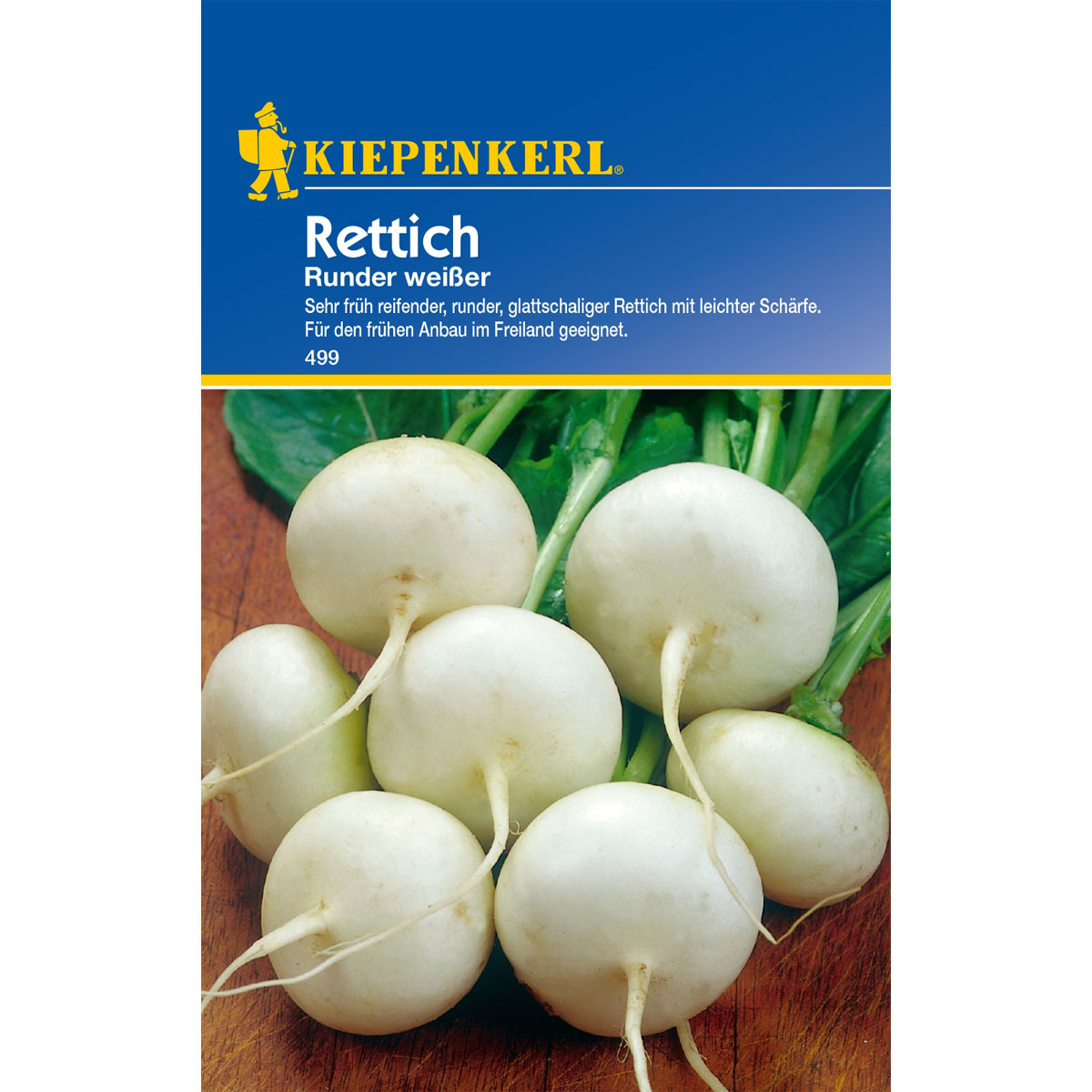 Kiepenkerl Rettich Runder weißer